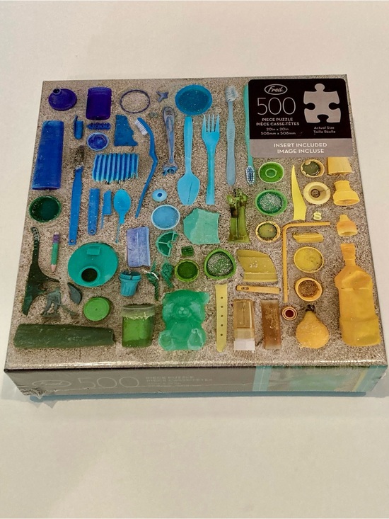 Fred Other - NEW Beach Trash 500 Piece Emily Blincoe Art Puzzle Genuine Fred 20” x 20” Size
